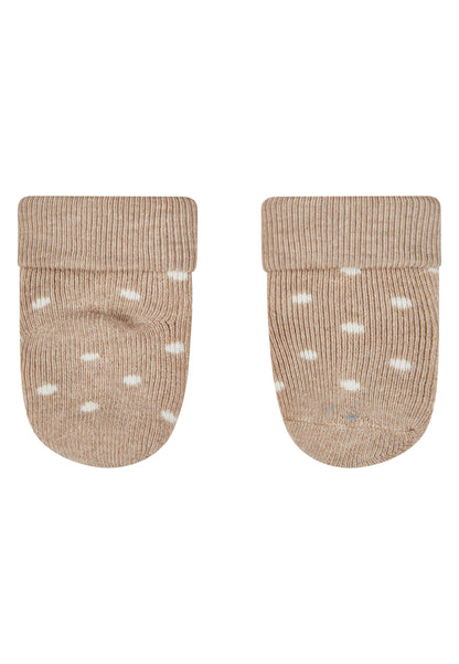 Newborn socks with cuff 3-pack