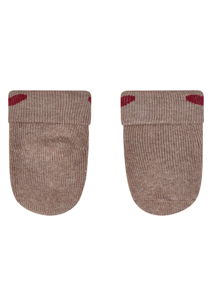 Newborn socks with cuff 3-pack