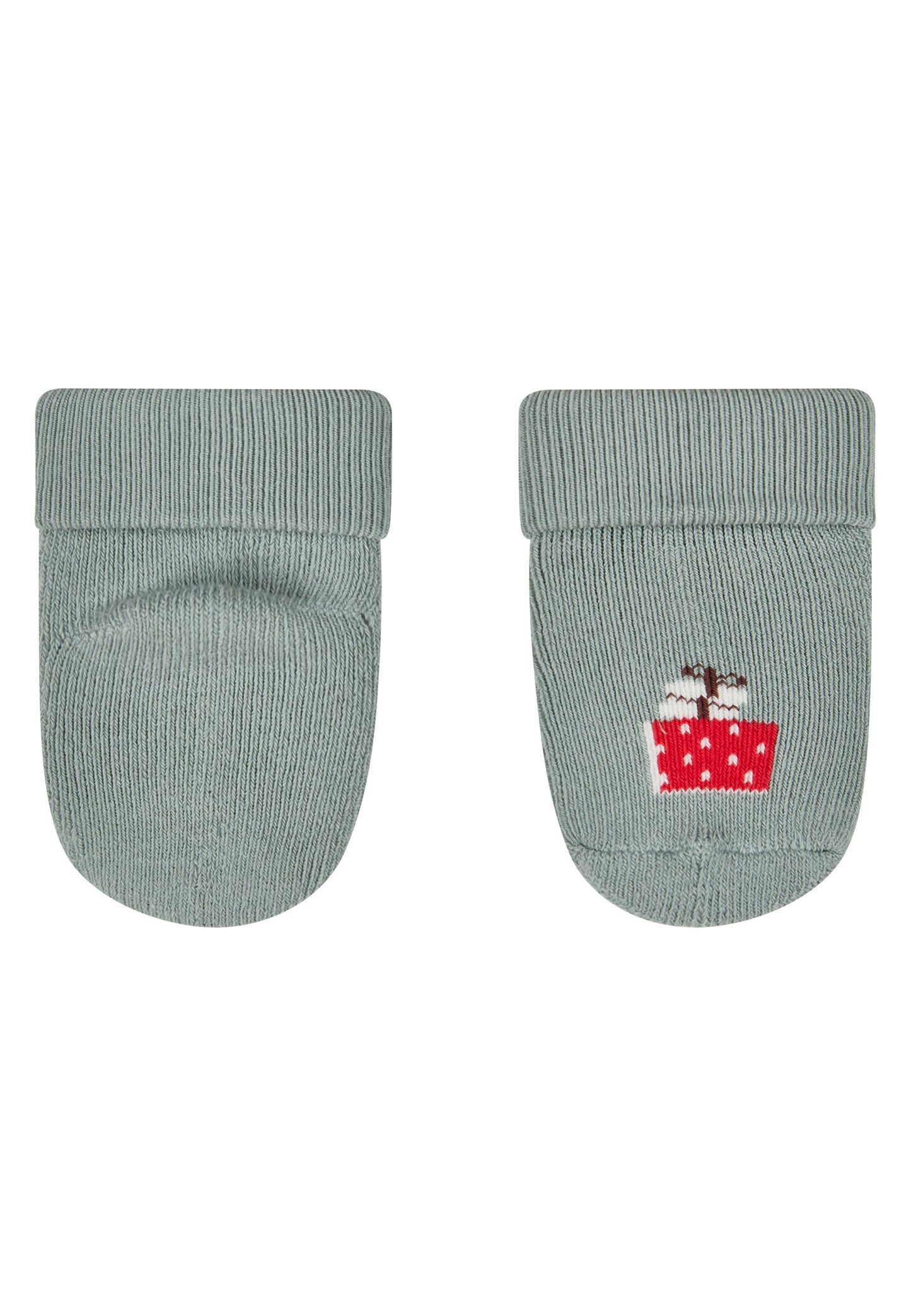 Newborn socks with cuff 3-pack