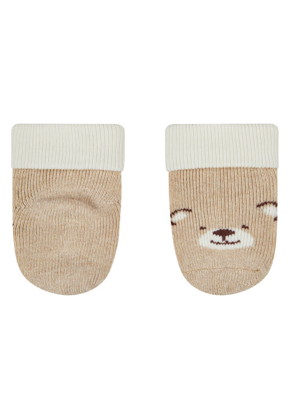 Newborn socks with cuff 3-pack