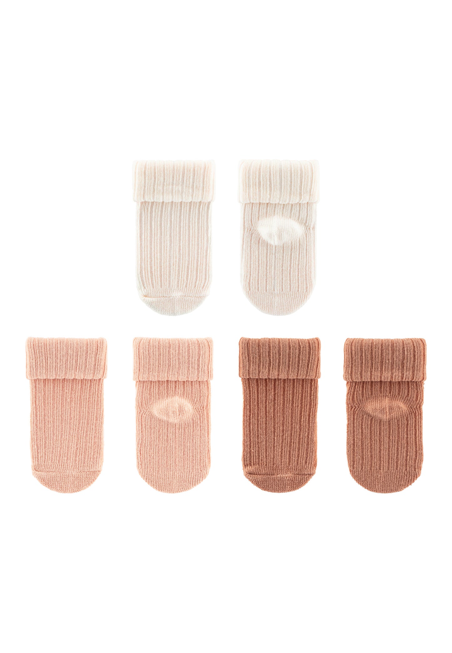 Newborn Socks with Cuff 3-Pack