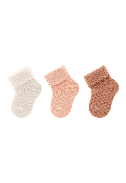 Newborn Socks with Cuff 3-Pack