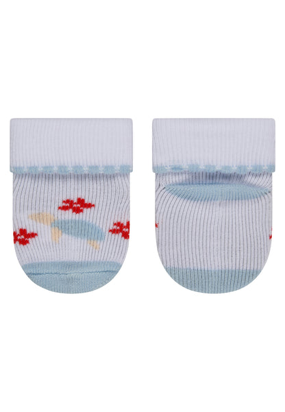 Calcetínes de recién nacidos con puño 3 unidades