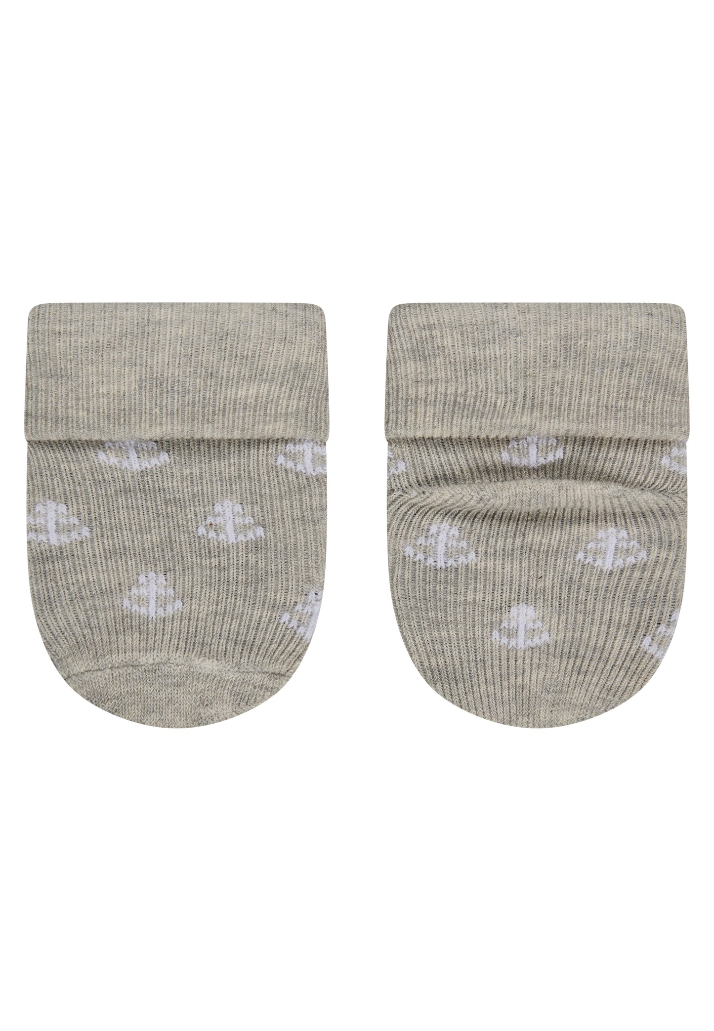 Calcetínes de recién nacidos con puño 3 unidades