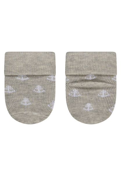 Calcetínes de recién nacidos con puño 3 unidades