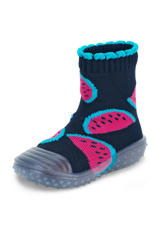 Adventure-Socks mit Motiv Melonen in Marine