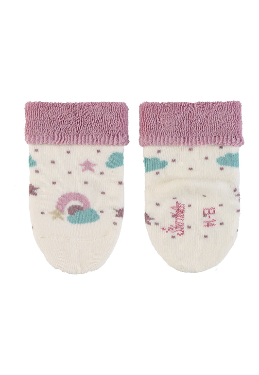 Baby Socks in Full Plush, Horse Pauline Design