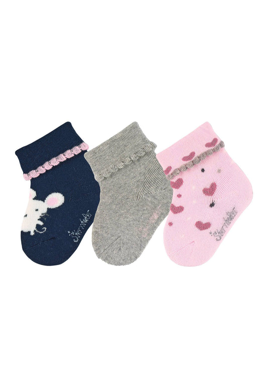 Chaussettes bébé lot de 3