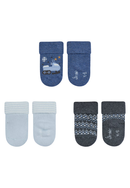 Chaussettes bébé lot de 3