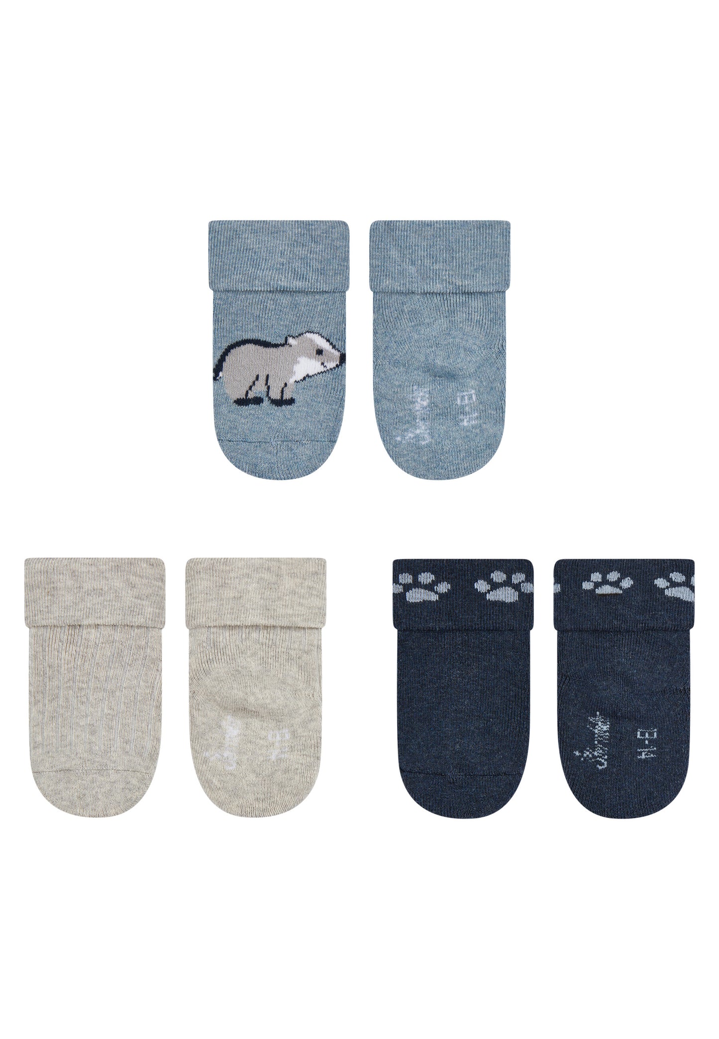 Chaussettes bébé lot de 3
