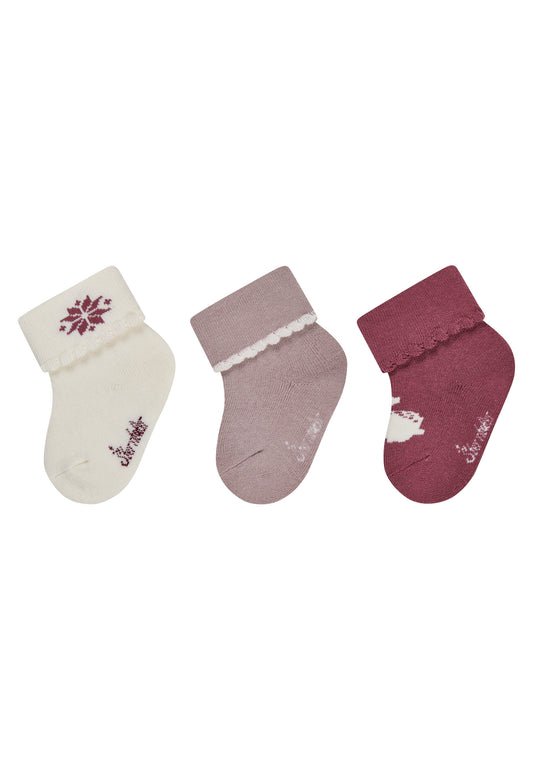 Chaussettes bébé lot de 3