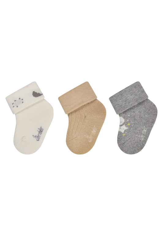 Chaussettes bébé lot de 3