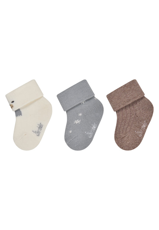 Chaussettes bébé lot de 3