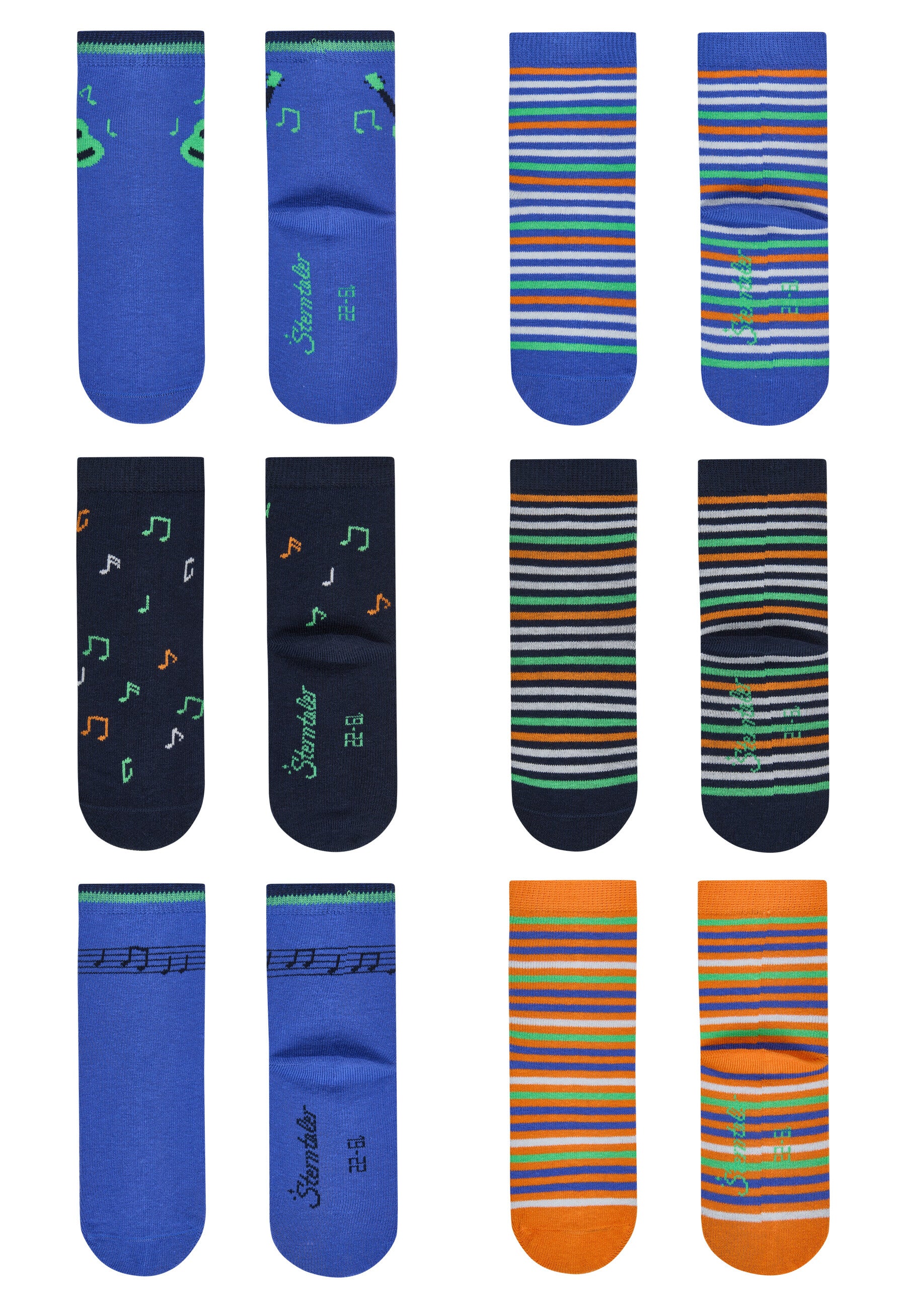 Socken 6er Pack Musik Gitarre ☆