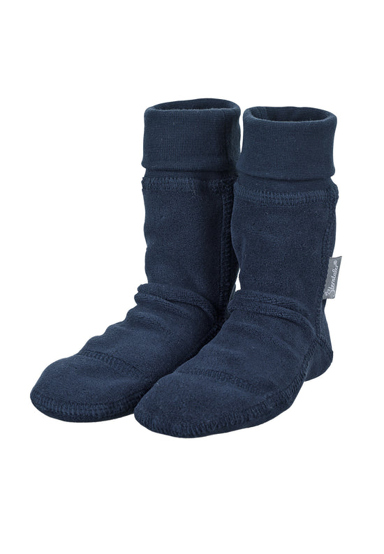 Sterntaler Fleece-Socken für Kinder Gummistiefel, Marine