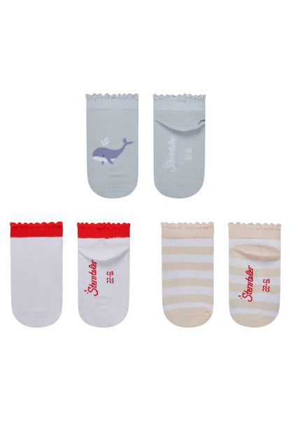 Sneakersokken 3-pack