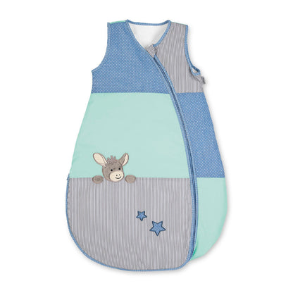 Sommer Schlafsack Esel Emmi Blau/Türkis 0,5 TOG ☆