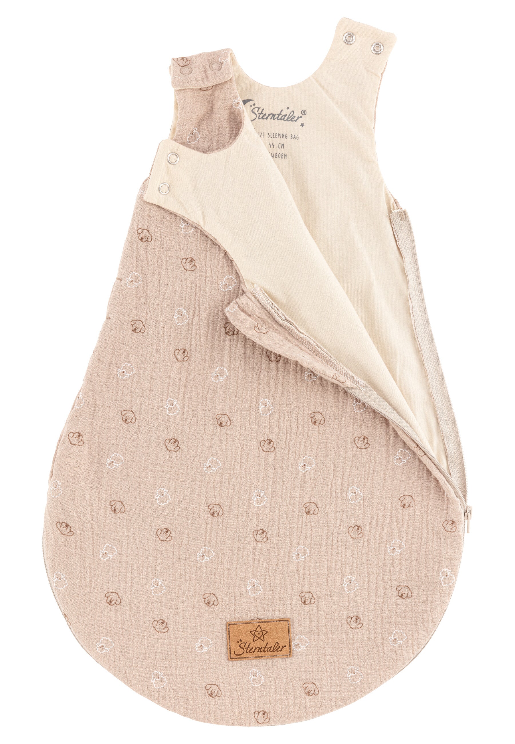 unwattierter schlafsack Babyschlafsack mit Motiv Bauernhof 0,50 TOG ☆