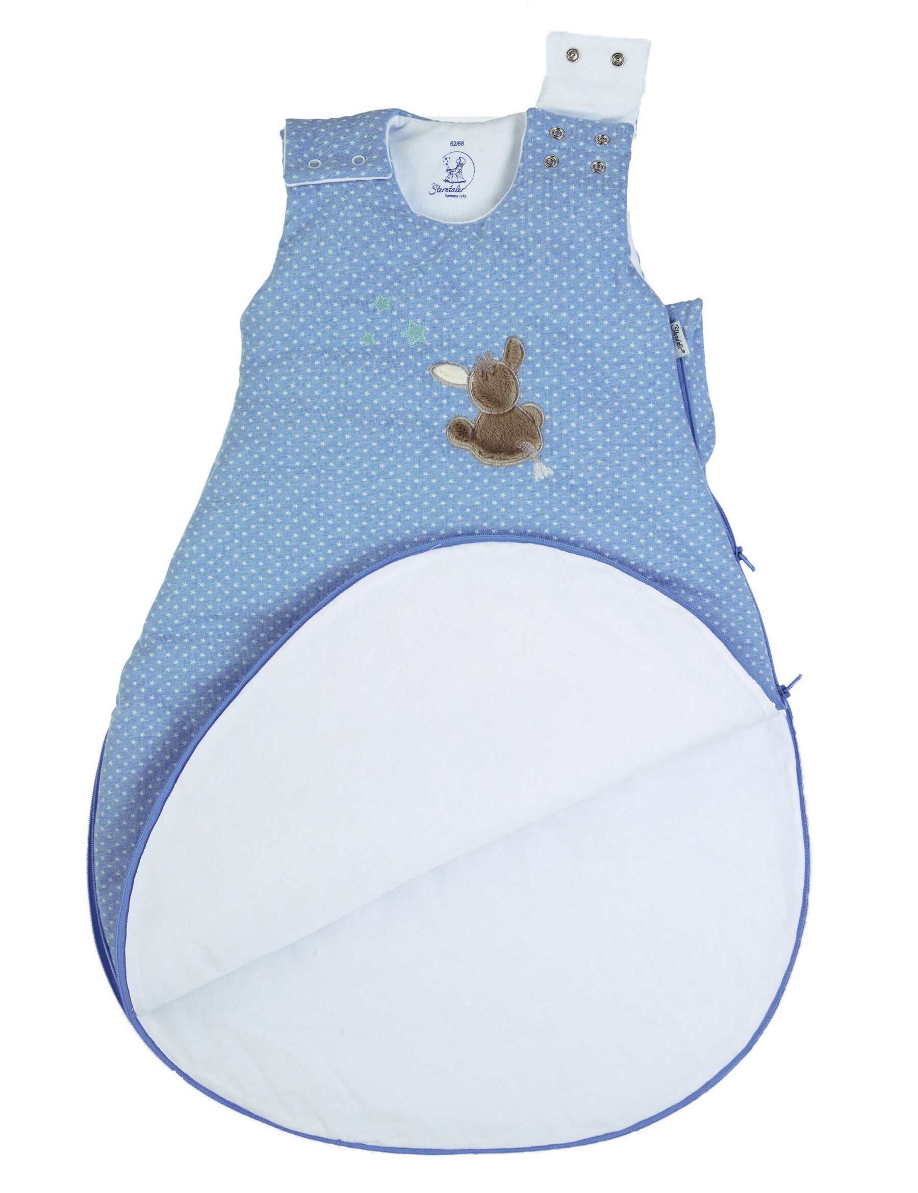 sterntaler schlafsack 62/68 Baby-Schlafsack Esel Emmi in Blau 3,50 TOG ☆