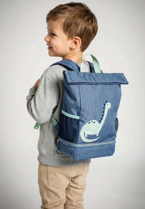Children's backpack with wet compartment