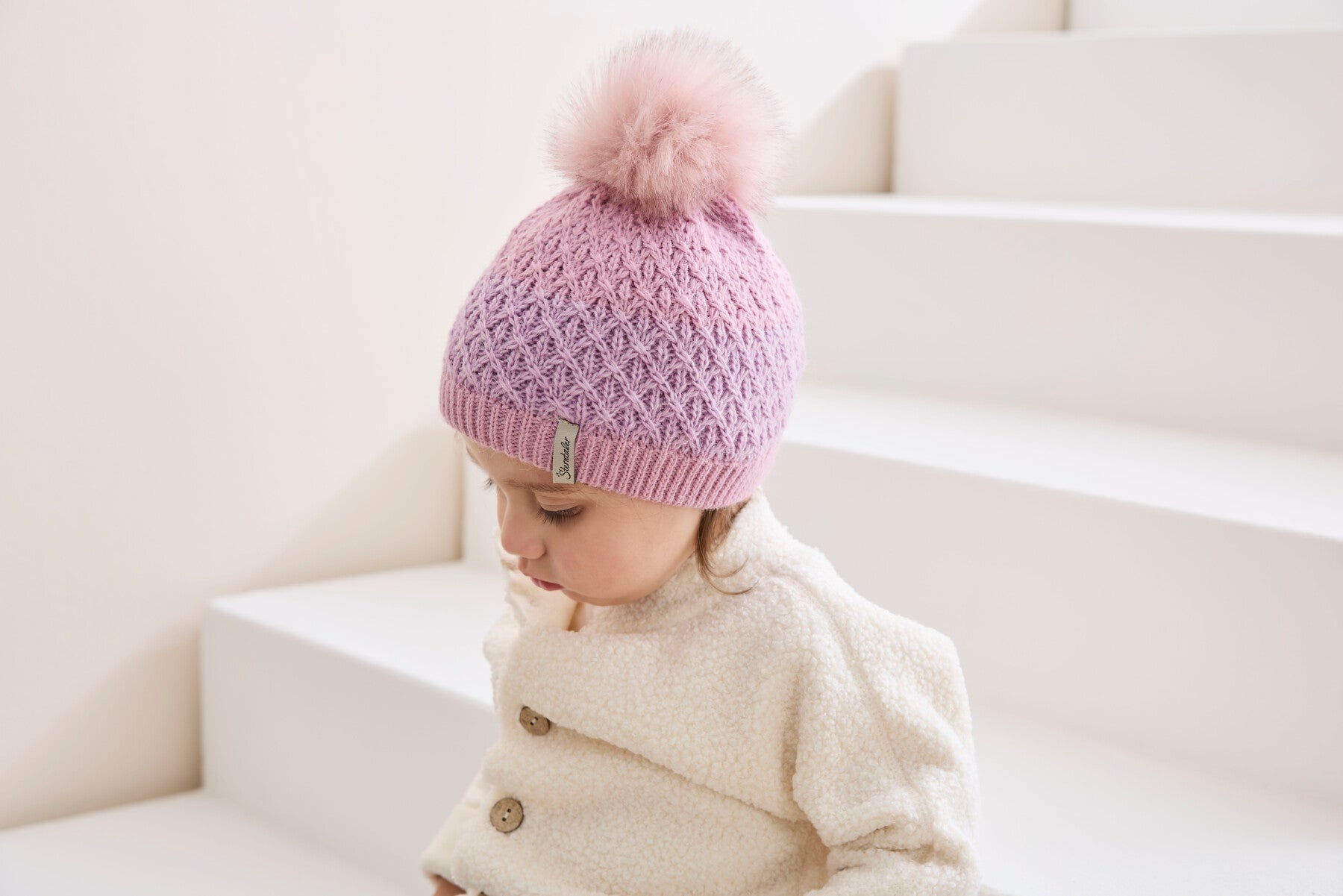 Sterntaler Mädchen Strickmütze Mit Zwei Pompons – Warm, Kuschelig & Mit Ohrenklappen