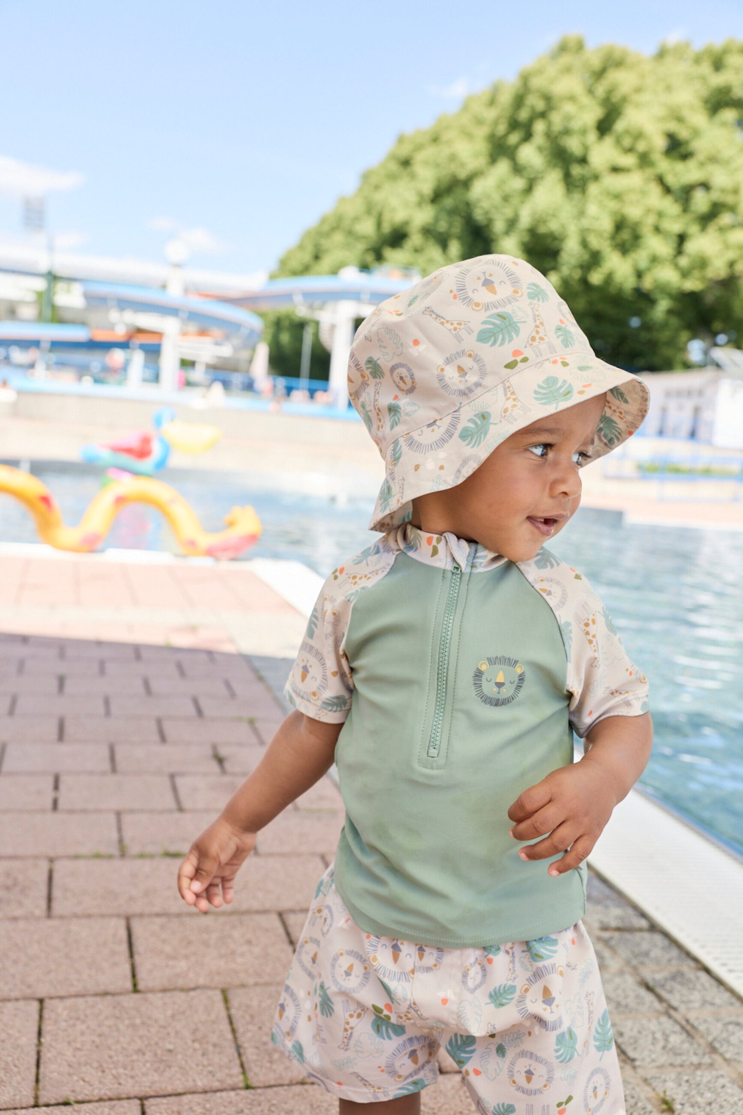Chemise de bain à manches courtes