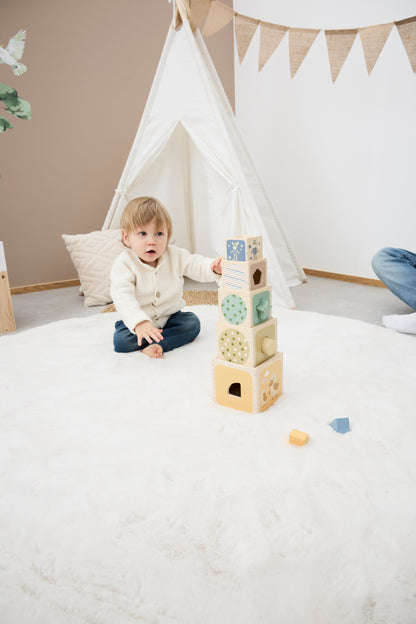 2 in 1 Steck- und Stapelspiel