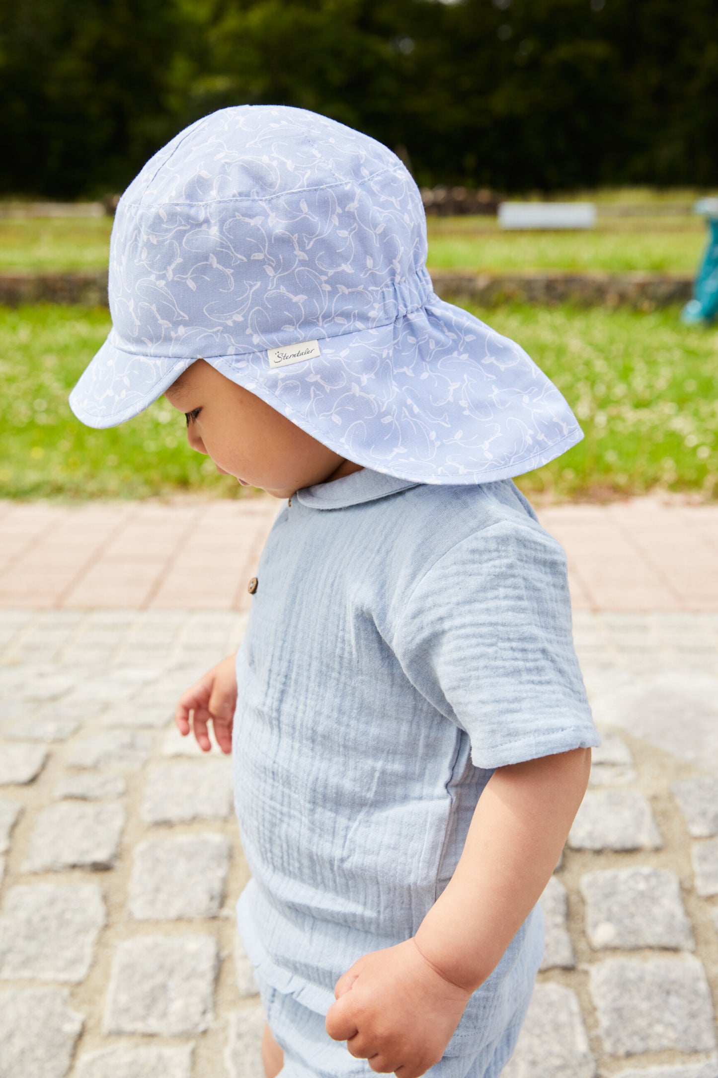 Cappello visiera con copri-collo
