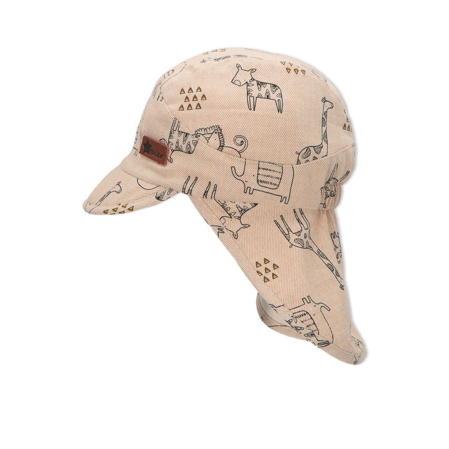 Cappello visiera con copri-collo
