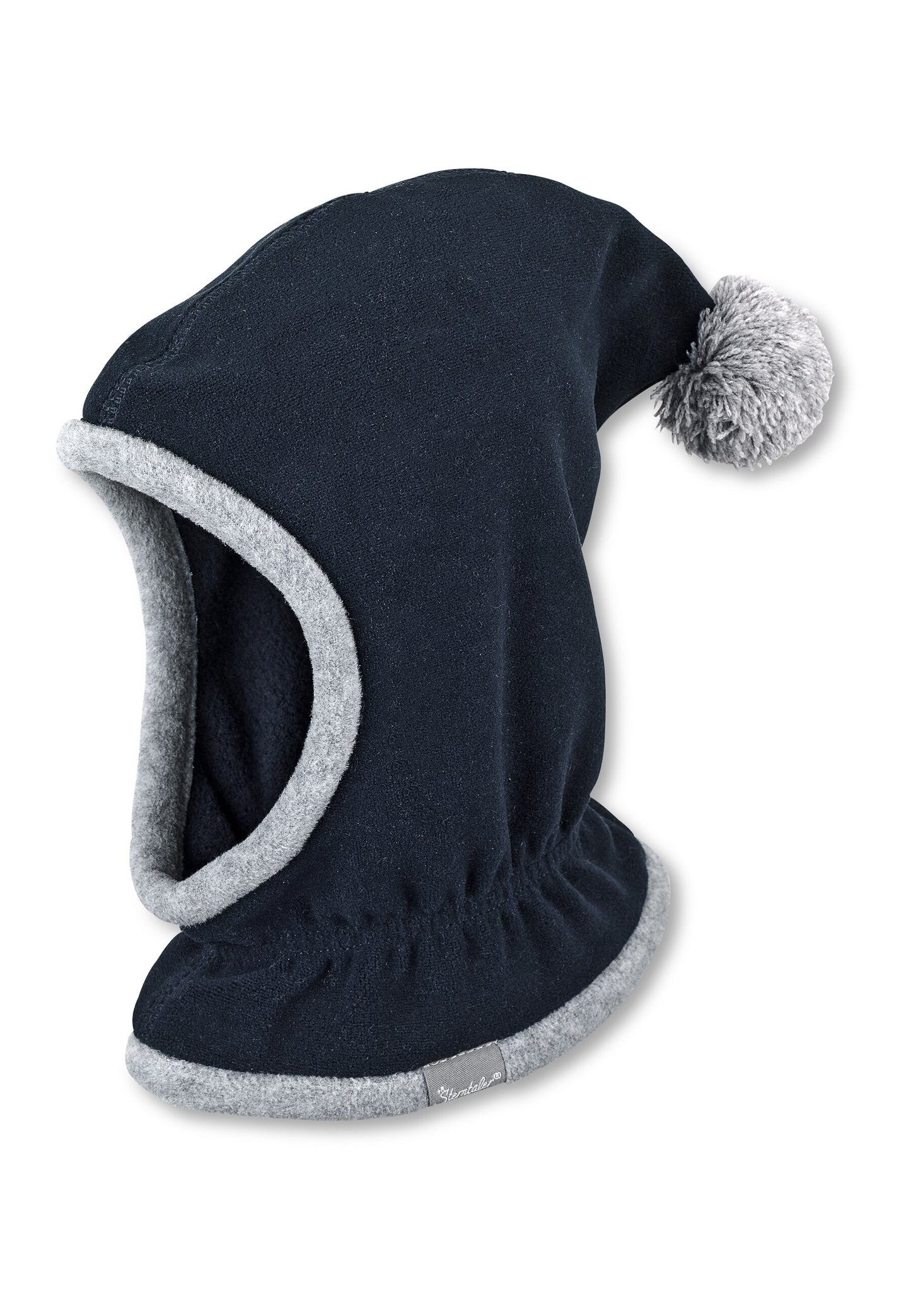 sterntaler mütze schal handschuhe Schalmütze aus Fleece mit Zipfel und Bommel ☆