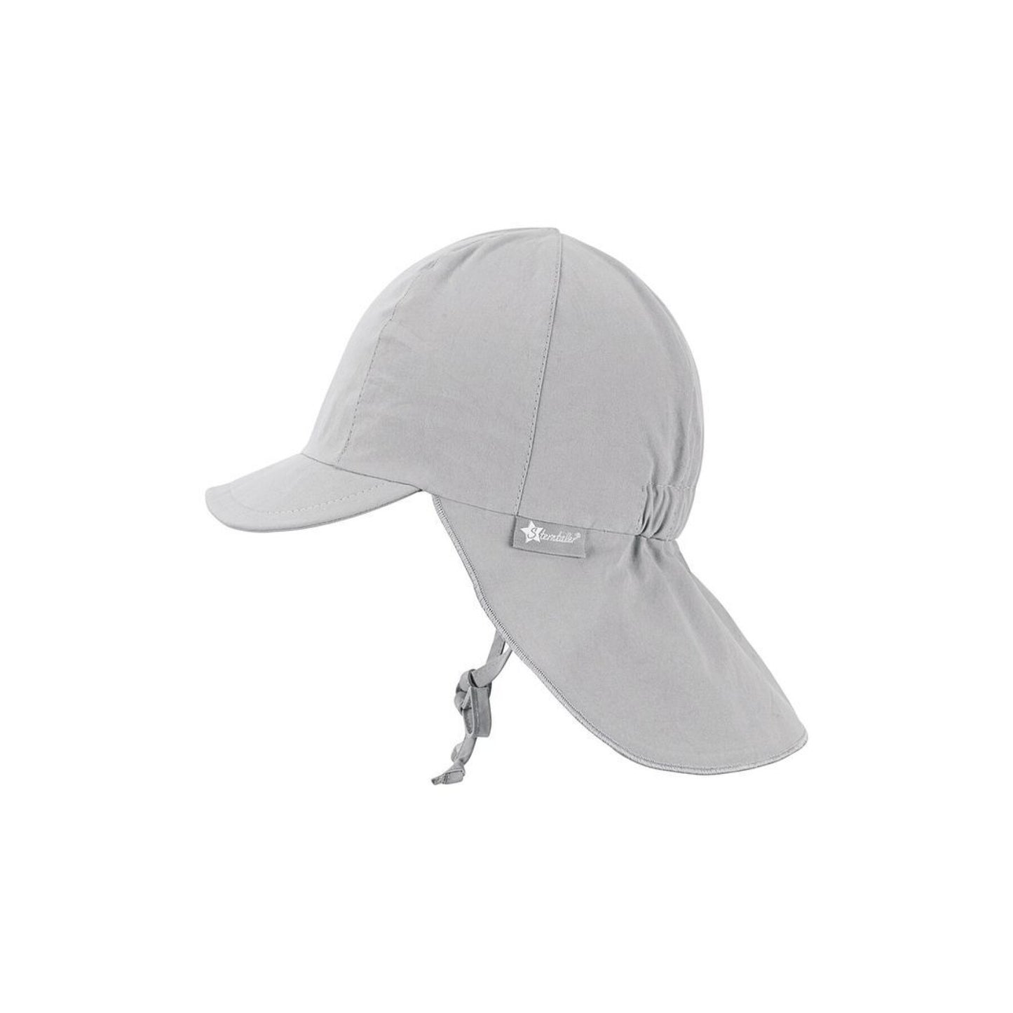 Hat with visor and neckflap