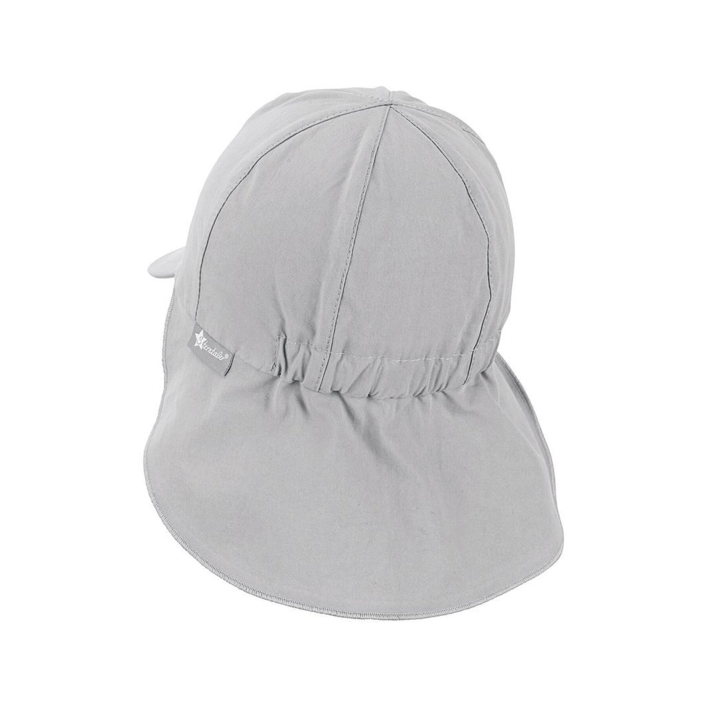 Hat with visor and neckflap