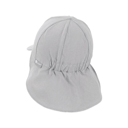 Hat with visor and neckflap