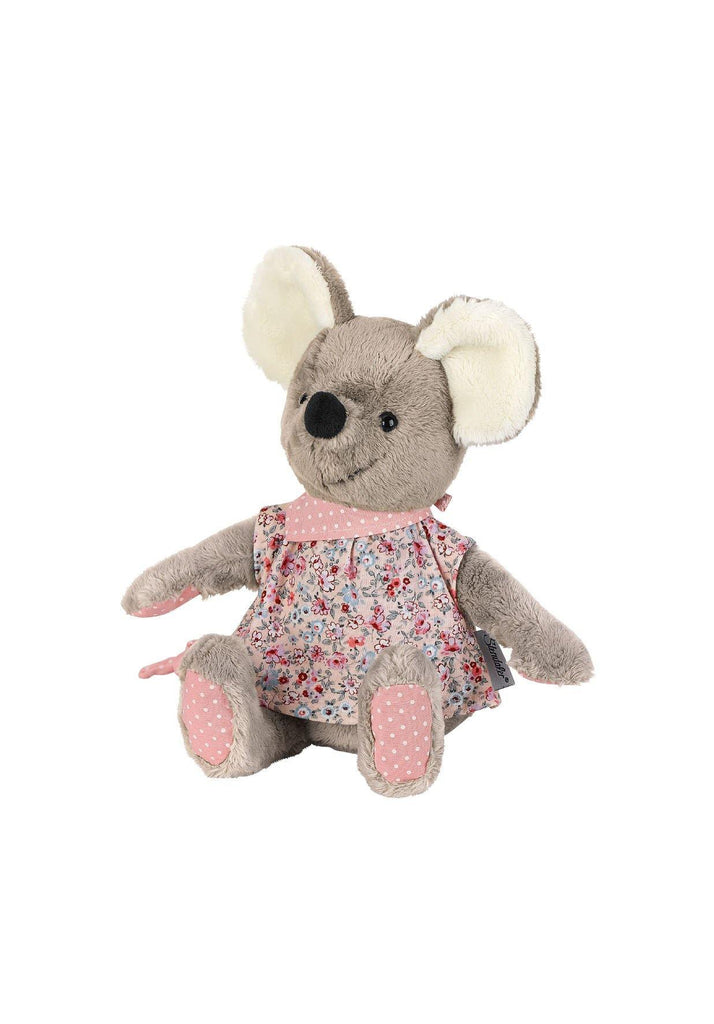 Spieltier Maus Mabel in Rosa, 25 cm ⭐️ | Lätzchen