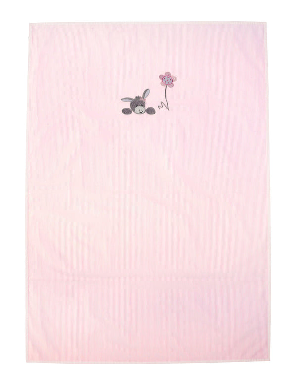UV-Decke Esel Emmi Girl in Rosa mit Streifen ⭐️