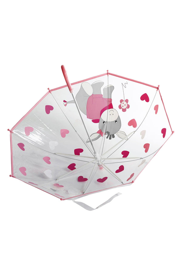 Kinder Regenschirm Transparent/Rosa ⭐️ Emmi Girl Esel