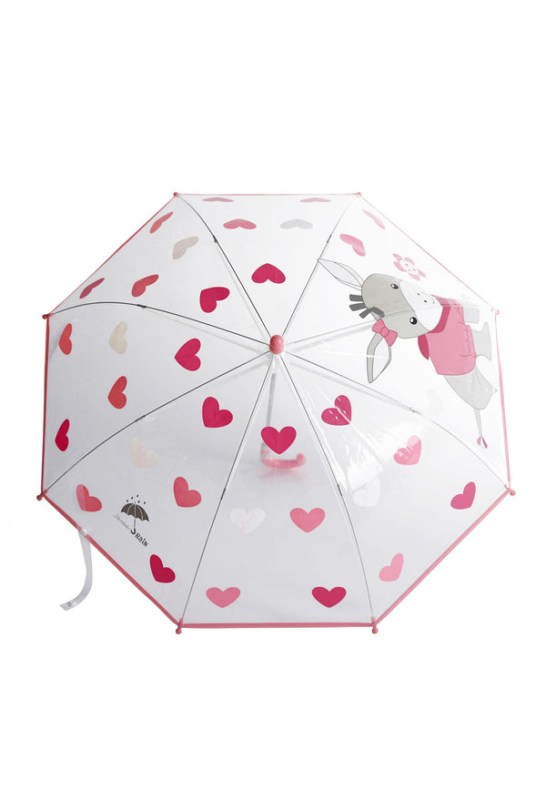 ⭐️ Girl Transparent/Rosa Kinder Regenschirm Esel Emmi