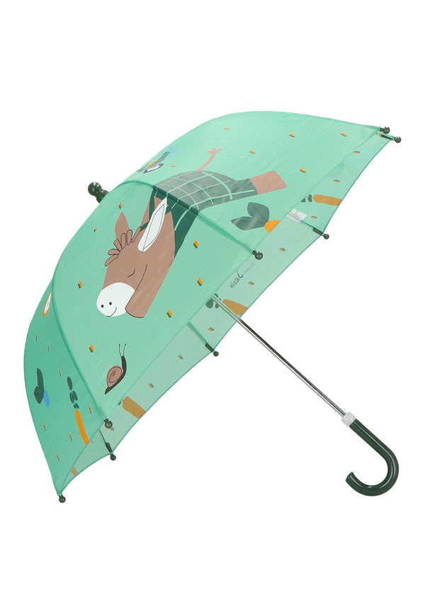 Esel Regenschirm ⭐️ Emmilius Kinder in Basilikumgrün
