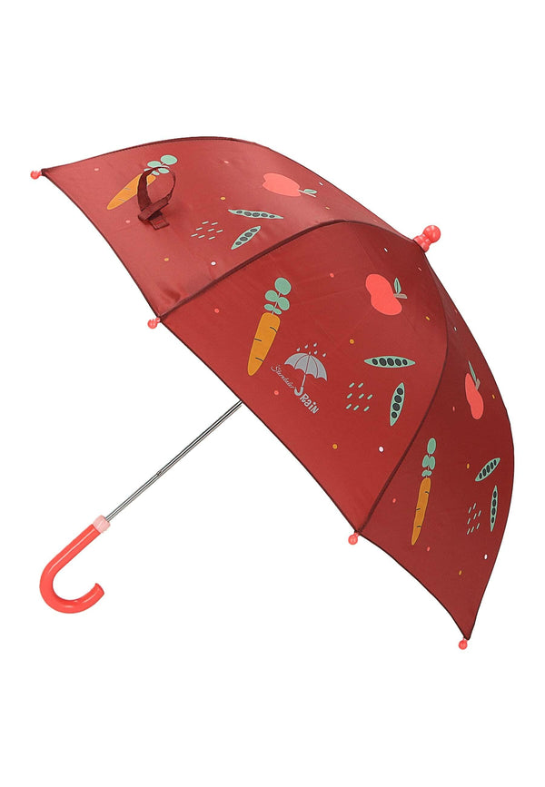 Kinder Regenschirm Esel Emmily in Dunkelrot ⭐️