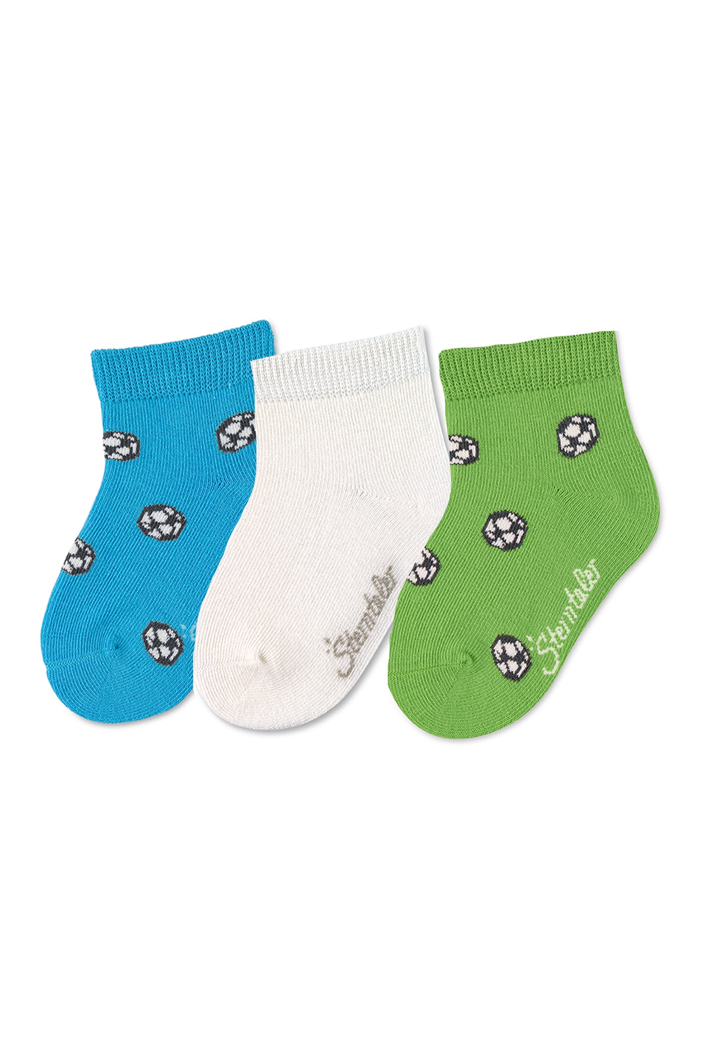 Sneaker-Socken Fußball, 3er-Pack