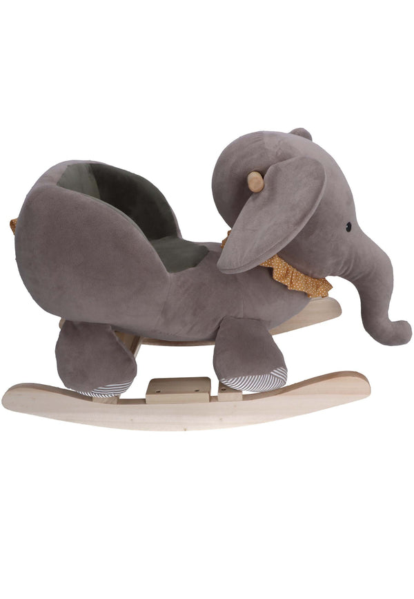 Schaukeltier Elefant Eddy in Grau und Rost ⭐️
