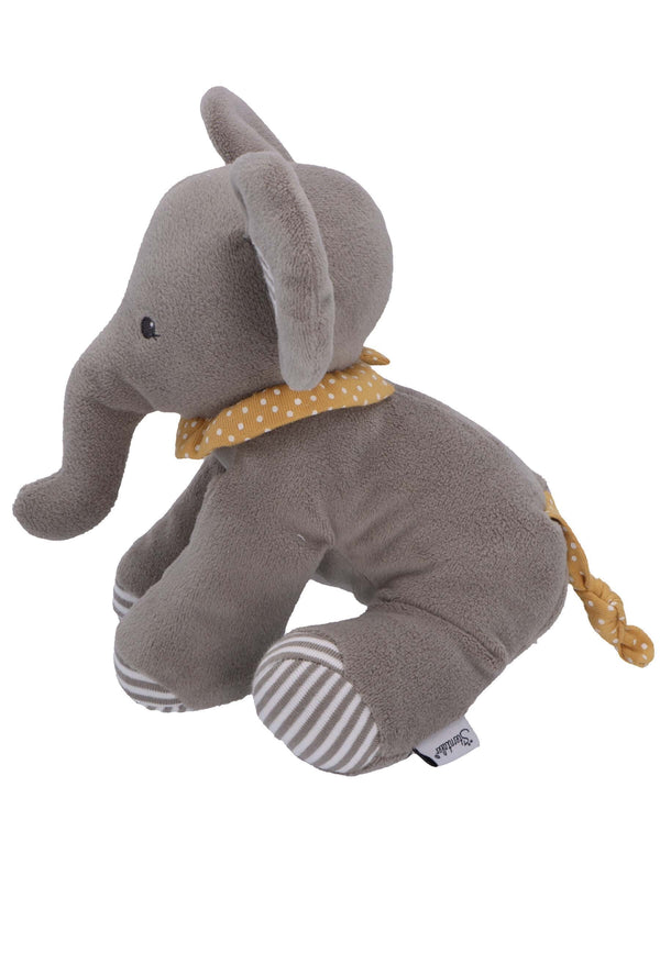 Spieltier Elefant Eddy mit Rassel, Grau ⭐️