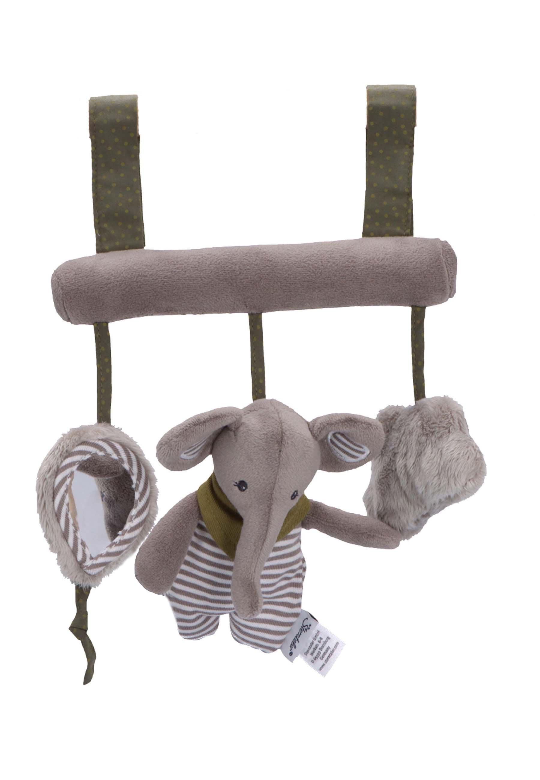 Spielzeug zum Aufhängen Elefant Eddy in Grau ⭐️
