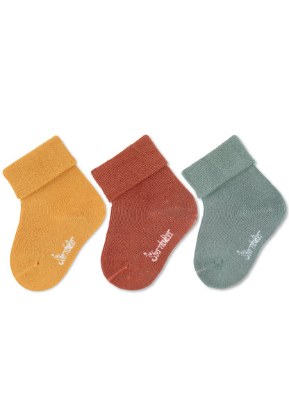 Baby-Socken uni, 3er-Pack